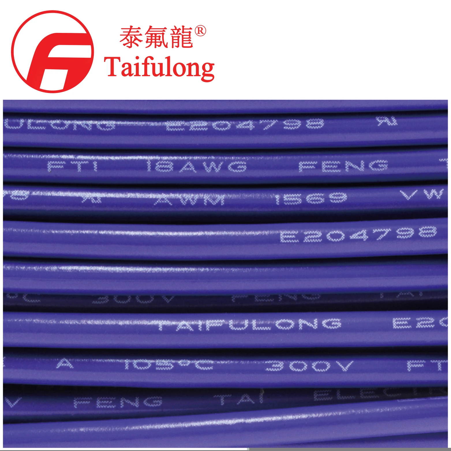 Hot sale TAIFULONG PVC  UL1569  22AWG 105C  300V Tinned copper wire Electric wire manufacturer AC cable