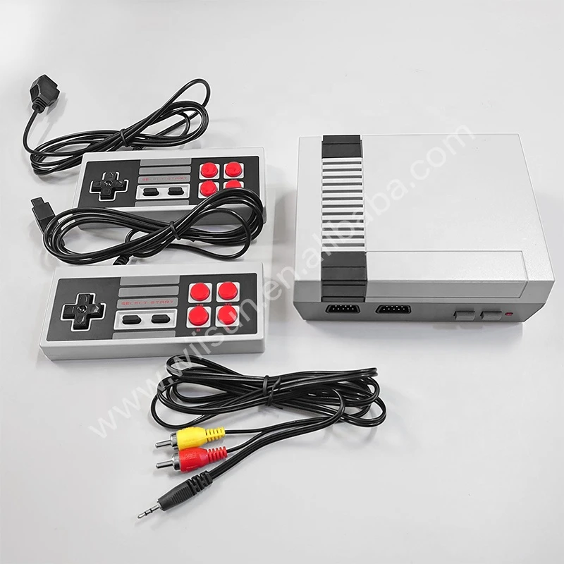 Hot Seller 620 Retro Video Game Console AV Output Built-in 620 Classic Games Dual Controller Family TV Game player For Nes