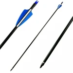 Hot Seller Compound Bow Plastic Vane Nock Steel Point Fiberglass Arrow  Archery  Arrow 30inch