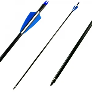 Hot Seller Compound Bow Plastic Vane Nock Steel Point Fiberglass Arrow  Archery  Arrow 30inch