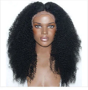 Hot Selling Afro Kinky Curly Wigs Heat Resistant Replacement Wigs Natural Looking Synthetic Lace Front Wigs for Black Women