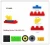 Import Hot selling amazon best gift plastic toys car set building block toys from China