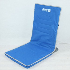 Hot selling easy carry camping mat outdoor folding folding beach chair mat with backrest