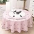 Hot selling High Quality Custom Soft Round Banquet Dining Tablecloth