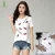 Import Hot Selling LED Tapping Luminous T-shirt Glowing Lighting Clothes Washable T-shirt Touch To Flash Light Up Luminescent Clothes from China