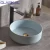 Import Hot selling white color countertop ceramic wash basin from China