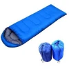 Hot Selling Wholesale Cheap Outdoor 170T Polyester  Hollow Fiber Cotton Waterproof Travel Hiking Camping Envelope Sleeping Bag