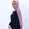Hot Selling Women  Lady Girls Jersey Hijab Scarf with Pearl Decoration  Muslim Chiffon Material For Ladies Islamic Clothing