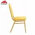Import Hotel event stackable chair gold rental dining metal banquet chairs from China