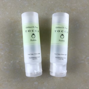 Hotel Shampoo Empty Transparent Plastic Cosmetic Tube Container