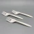 Import Hotsale Biobased Disposable Plastic Cutlery Forks Spoons Knives from China