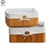 Household Bamboo Storage Basket Stackable Drawers for Sundries