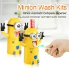 Household clean gadgets green bathroom accessories set minion toothbrush holder