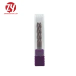 HRC55 20x100mm 4 flutes solid tungsten carbide cnc end milling cutter with standard length on hot sale