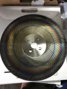 hss saw blade m42 rainbow color coating saw blade for metal