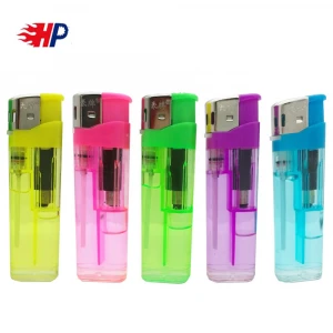Hunan Smoking Accessories Disposable Gas Electric Lighters Plastic Lighter