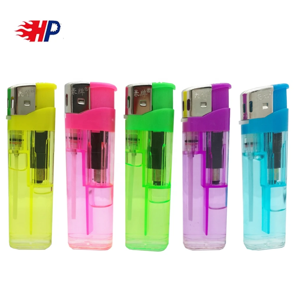 Hunan Smoking Accessories Disposable Gas Electric Lighters Plastic Lighter
