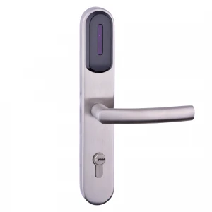 HUNE European standard mortise Hotel RF card Lock,keyless hotel lock, smart hotel RF card door lock