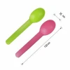 Ice cream spoon frozen yogurt color changing plastic spoon