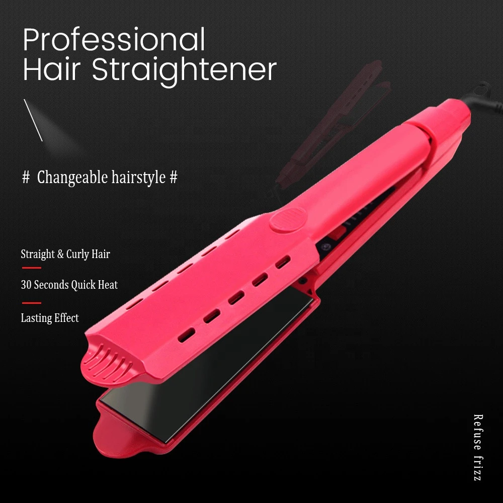 ihongSen Types Of Hair Straightener White Flat Iron 2 Inch Titanium 450 Flat Iron Top Hair Straightener Mini Flat Irons