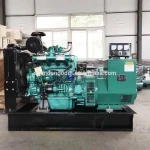 Industrial convenient power Diesel generator set open type with Chinese engine