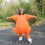 Inflatable Roast Turkey Costume Halloween Chicken For Adults Inflatable Christmas Fancy Dress Mascot Cosplay Costume Clothing