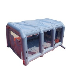 Inflatable Spray Booths Portable Oxford Cloth Paint Booth with Exhaust Filters (Exceeds 98% Capture Efficient Rate)