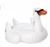 Import Inflation Pool Float Giant white black gold swan from China