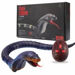 Infrared remote control plastic rubber toy animals snake
