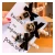 Import INS customize New Design Creative Hot Sale Pearl Hairclips with black bowknot lace Hair Clip from China