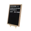 INS variable letters and information wooden letter motherboard oak frame felt letter message board  12*16 inches