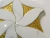 Import Interior Decorative Crystal Mosaic Glass Backsplash Gold Waterjet Mosaic Marble Tile from China