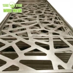 Interior Laser Cutting Aluminum Decorative Curtain Wall facade panel
