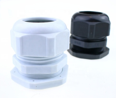 IP68 waterproof protection Plastic Cable Gland Connector PG63 No Gasket cable gland pg63