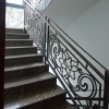 Iron plate carving hollow stair handrail