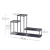 Import Iron shed tea rack small tea cup rack tea set display multi-layer storage rack interior accessories home decoration from China