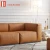 Import Italian latest designs l shaped sectional feather Nappa leather sofa set from China