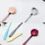 Import Japanese Stainless Steel Titanium Plating 8 Flowers Shape 7 Colors Coffee Stir Spoon from China