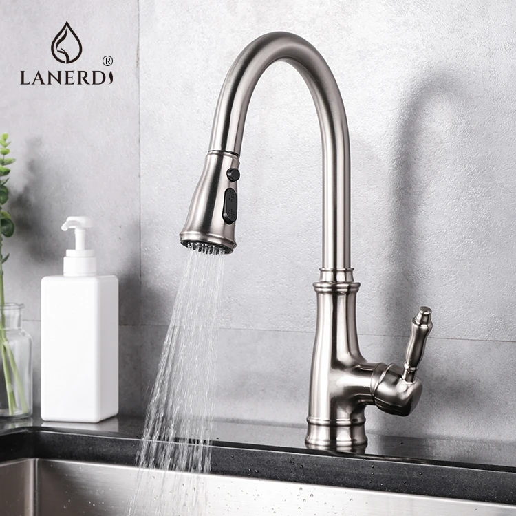 K121 01 02 1  Lanerdi Brass Water  Kitchen Faucet