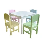 kids wooden bedroom table chair children furniture set