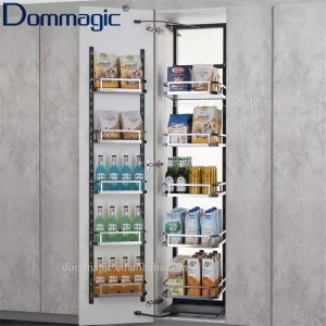 Kitchen Cabinet Pull-out Pantry Unit with Soft-close for Tall Cabinet