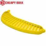 Kitchen Gadgets Plastic Banana Slicer Cutter Fruit Vegetable Tools Salad Maker Cooking Tools
