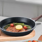 Kitchen Stovetop Egg Cooking Grill Cast Iron Skillet Non Stick Frying Pan
