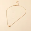 Korea Fashion Design Copper Gold Color Women Engagement Chain Star Shape Pendant Necklaces