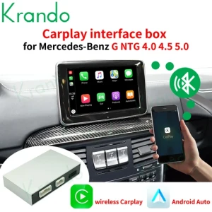 Krando carplay interface decode box for Mercedes Benz G  NTG 4.0 4 .5 5 .0 support siri voice control head unit