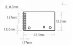 L24YK 2.4G Free Development Wireless Module Low Power Wireless Remote Control Module 6 Way Switch Wireless Module