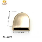 Ladies Purse Accessories Metal Strap Corner End