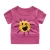 Import Latest Children Clothing Casual Crew Neck Little Girls Baby Pink Rabbit Short Sleeve T Shirts from China
