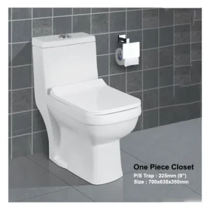 Latest Modern Design One Piece WC Toilet Seat Luxury Modular Bathroom Ceramic Europa-105 for Home Use