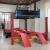 Import Launch TLT440W Used 4 Post Car Lift for Vehicle Lifting and Hoisting from China